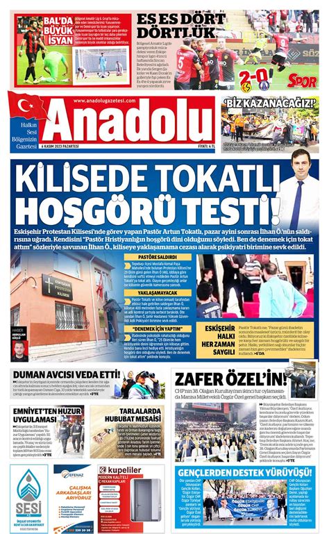 Anadolu gazetesi eskişehir